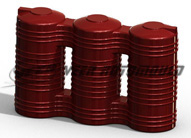 Moulds for Slim Line Red Tanks.